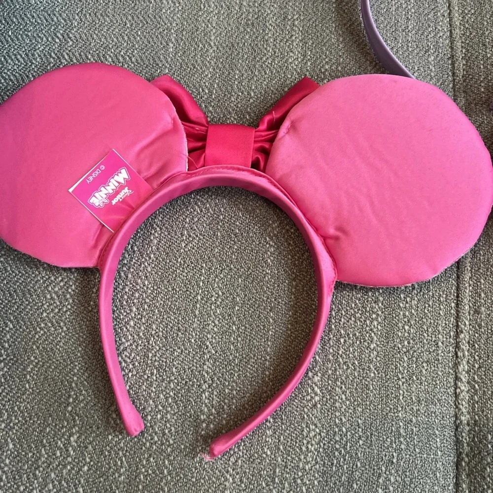 Disney Minnie Mouse Ears Headband Lot of 3 Preowned